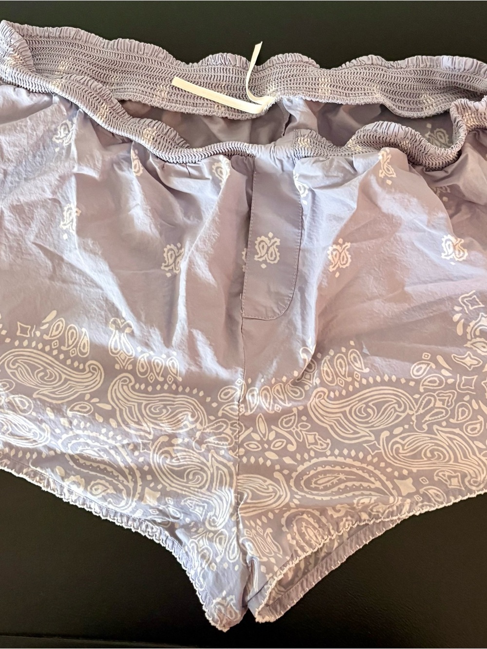 Anthropologie Lavender Paisley Shorts